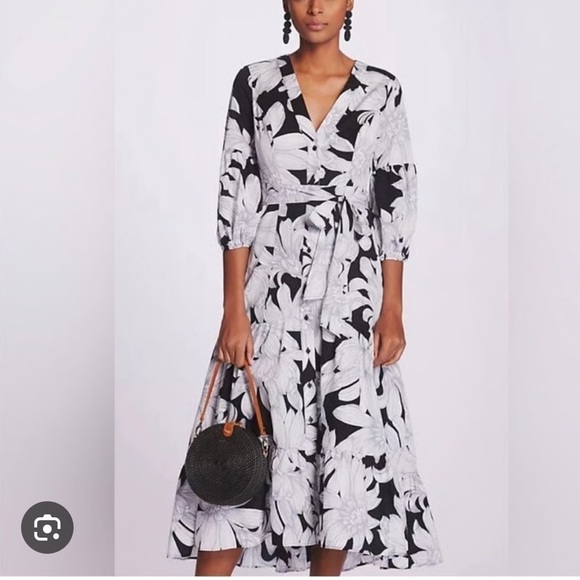 Maeve Dresses & Skirts - Maeve Puff Sleeve Midi